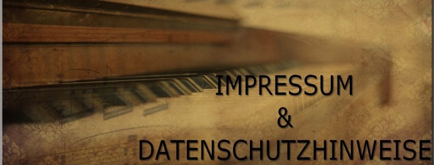 Impressum und Datenschutzhinweise - Klavier Flügel Hamburg